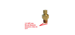 10PK American Made 1/8 NPT Compressor Tank Petcock Drain Valve (1 Year Warranty)