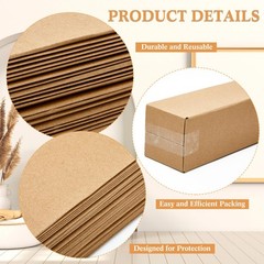 30 Pcs 6L x 6W x 48H Inch Golf Club Shipping Boxes Tall Corrugated Boxes Card…