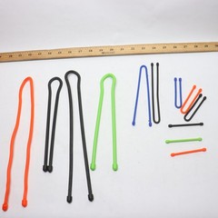 (12-Pk) Nite Ize Assorted Length Reusable Rubber Twist Tie GTMP-11-A1