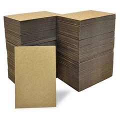 200 Packs 4×6 Inch Corrugated Cardboard Sheets,Premium Corrugated Pads Cardboard