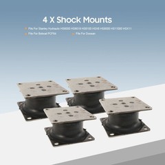 4pcs Shock Mount For Stanley Hydraulic HS6000 HS6019 HS6100 HSX6 Bobcat PCF64
