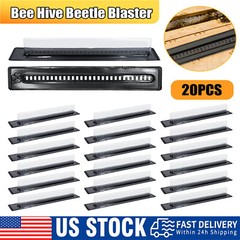 20X Black Bee Hive Beetle Blaster BeeHive Beetle Trap Beekeeping Tool Reusable