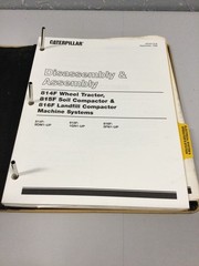 CAT Caterpillar 814F 815F 816F SERVICE SHOP REPAIR MANUAL COMPACTOR 9DM 1GN 5FN