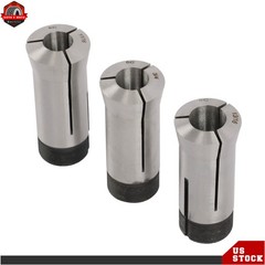 5 Pcs Collet Block Set & 1/8 – 1″ Precision 15 Piece 5C Fractional Collet Set