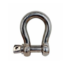 Mil Spec Stainless Steel T316 Forged Loaded Rate Screw Pin Anchor Shackle