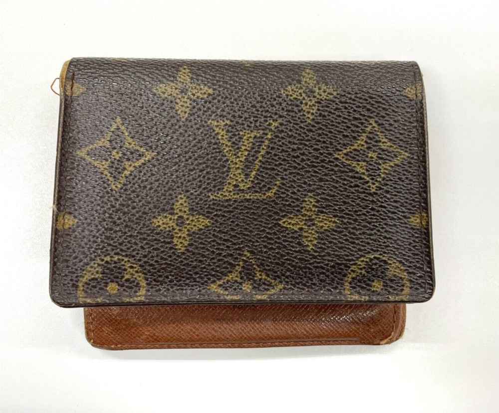 LOUIS VUITTON Monogram Japon Sangapur Business Card Case ID Holder M60530 Brown