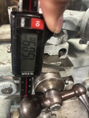 South Bend H-10 lathe Cross Feed Large 3″ dial,easy read (Fits over ~1.51″ dial)