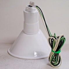 LSI Lighting Solutions PLUS 11.5″ Abolite Angled Reflector AD 200 Light | White