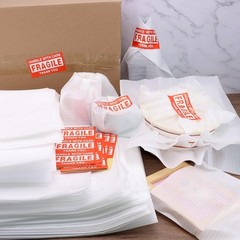 390 Pcs Moving Supplies, 270 Foam Pouches & Foam Sheets, 4 Sizes Packing Foam…