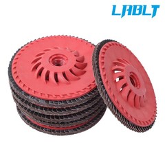 LABLT 10 Pack 4-1/2″ × 7/8″ 80 Grit T29 Ceramic Flap Sanding Disc 13300 RPM