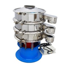 2 Layers Vibrating Screen 15.7in Vibrating Sieve Screen Shaker with Sealing Ring