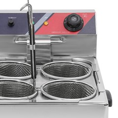 Commercial Pasta Cookers Electric Noodle Cooking Machine w/ 4* Strainer Baskets