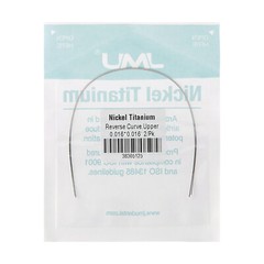 JMU Dental Ortho Niti Arch Wires Reverse Curve Round Shape, 2pcs Super Elastic