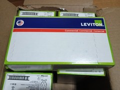 Lot of 90 Leviton CR15 15 AMP Duplex Receptacle/Outlet, COMMERCIAL GRADE, Brown