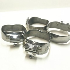 80Pcs Dental Orthodontic Bands with Buccal Tube 1st Molar Roth 022 Conv 16#-44+#