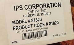 NEW #1 Size Gray Pipe Flashing Boot EPDM Rubber 1/4″ – 2 1/2″ Metal Roof 81820