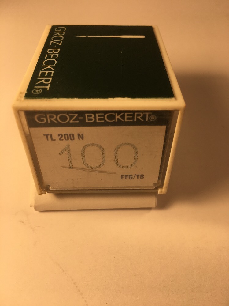 BOX OF 100 GROZ-BECKERT INDUSTRIAL SEWING NEEDLES TL 200N -FREE SHIPPING-
