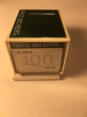 BOX OF 100 GROZ-BECKERT INDUSTRIAL SEWING NEEDLES TL 200N -FREE SHIPPING-