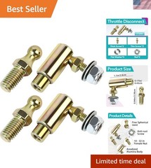 2 Sets Throttle Disconnect, Quick Release Ball Joint, 10-32 in Female Thread …