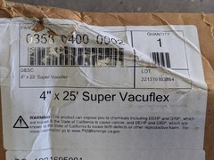 Hi-Tech Duravent Super Vac-u-Flex PVC Vacuum Duct Hose 25 Ft x 4 In I.D.