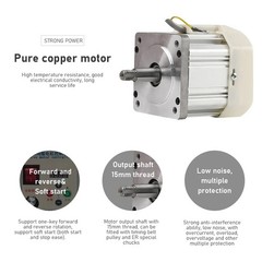Permanent Magnet Servo Electric Control Kit Reducer Switch Brushless Motor