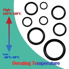 1020 Pcs O Ring Kit 20 Size Nitrile Rubber Oring Assortment Set for Car Auto Veh