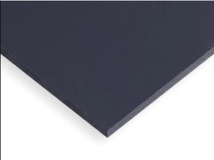 1/4″ 6mm Gray Polycarbonate PVC Type 1 Sheet 12×12″ AZM Displays Clearance