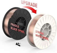 Stainless Steel Flux Core MIG Wire .030-Inch 2-Pound Pack – Durable ABS Spool