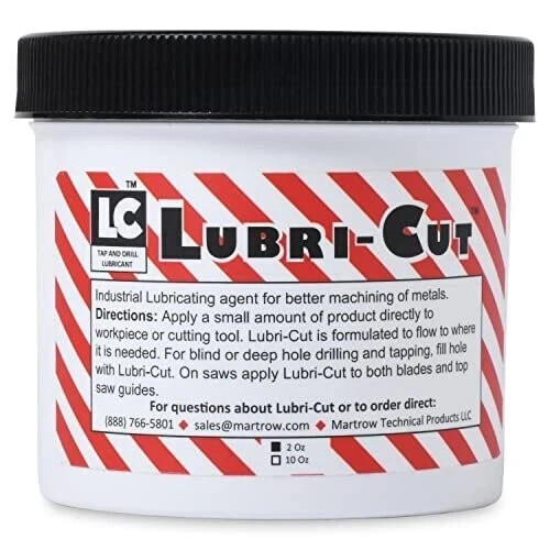 Lubri-Cut Beeswax Cutting Paste for Metal Drilling – 10 Oz Tub – Made in USA