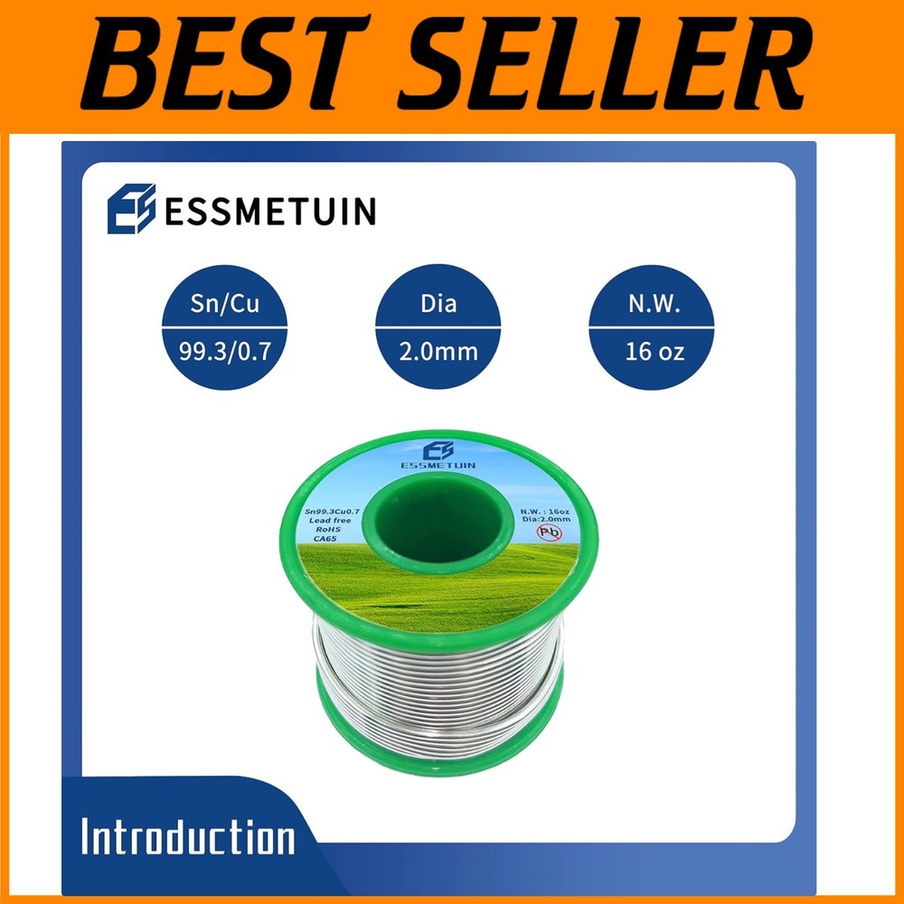 Plumbing Solder Wire 16oz No Flux Melting Point 217℃