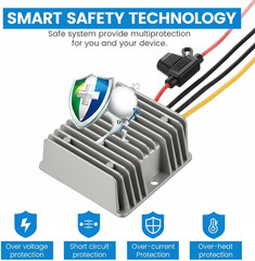 Input DC 18V-72V to 12V 10A 120W Buck Converter18V 20V 24V 36V 48V 60V 72V to 12