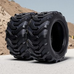 Set 2 18×8.50-10 Skid Steer Tires 18×8.5×10 8 Ply SKS Industrial Loader Tubeless