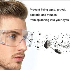 Clear Safety Goggles – Scratch Resistant – Eye Protection -Comfort Fit- Anti Fog