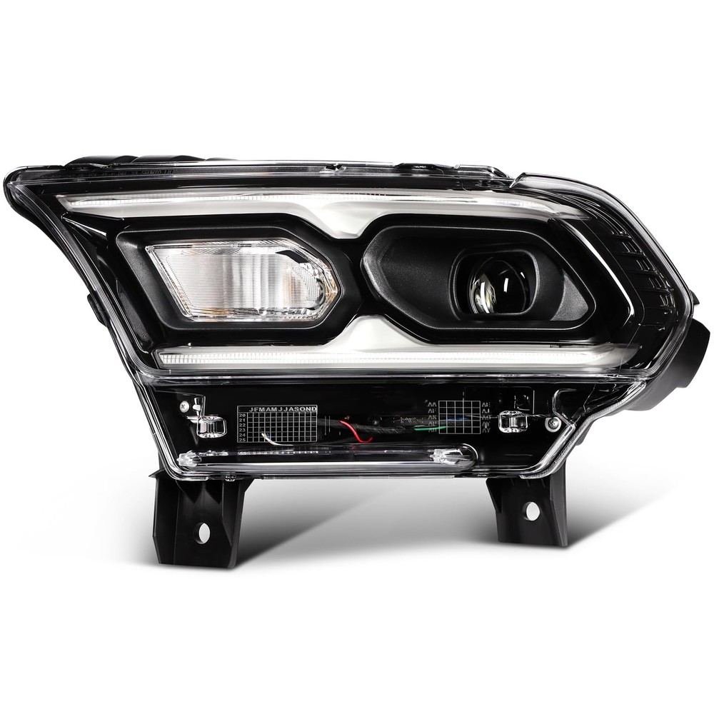 LED Projector Headlight Black Lens For Dodge Durango 2021-2024 Driver 68433779AF