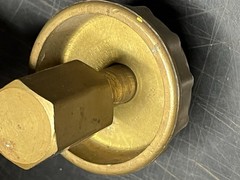 Brass Pressure Gauge 0-4000 PSI And 0-280 KSC Made In USA