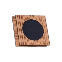 Wood Leather Desk Organizer Set Walnut Wood Combination Organizer Set- 11 PCS