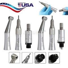 SANDENT Dental Slow Low Speed Handpiece Kit Push/Latch E-type 2/4Holes NSK Style