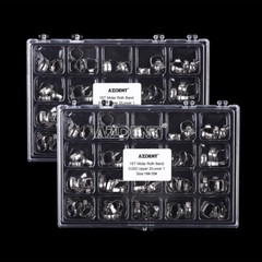 AZDENT Dental Orthodontic Bands With Buccal Tube 1st Molar Roth/MBT 022 16#-35