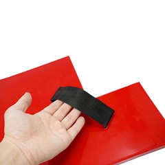 Concrete Texture Mold, Cement Texture Wall Mold Red PU 28.15*11.81*0.71 in NEW