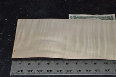 Tiger Maple Raw Wood Veneer Sheet 6.5 x 36 inches 1/42nd 35137-85