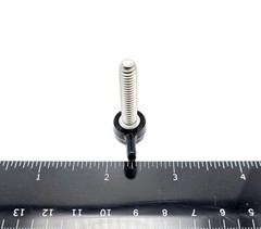 1/4″-20 x 1 1/4″ Thumb Screw T Bolts with Black Butterfly Tee Wing Knob 4 Pack