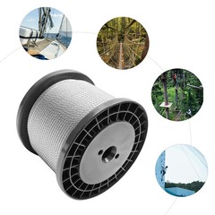 1/4 inch Stainless Steel Cable 200FT T304 7×19 Steel Wire Rope Aircraft Cable