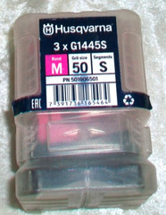 New 50 Grit Medium Bond Husqvarna Elite Grind Concrete Grinding Blades G1445S