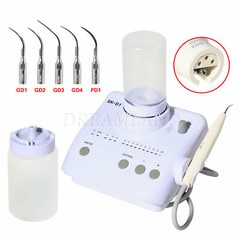 Dental Ultrasonic Scaler fit EMS DTE Woodpecker+ LED Handpiece+Tips+ Bottles