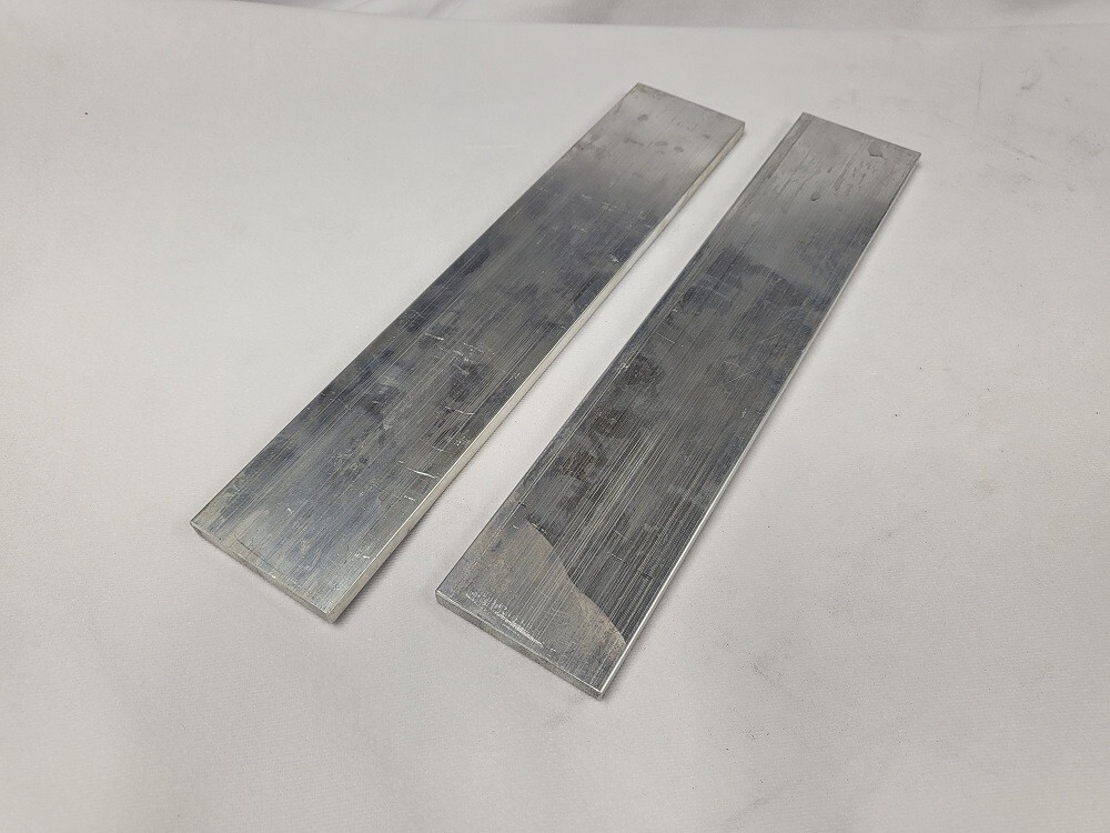 6061 Aluminum Flat Bar, 1/4″ x 2″ x 12″ long, Solid Stock, Plate, Machining, 2pk