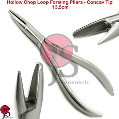 Hollow Chop Contouring Pliers Loop Forming Orthodontic Dental Plier Concave