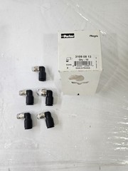 Legris 3109 08 13 Male Elbow, 5/16 In Or 8Mm Tube Size, Nylon, Black, 5pk