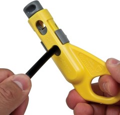 Coax Cable Radial Stripper Hand Powered Utility RG Cable Prep Tool