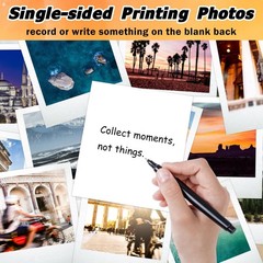 CAREGY 100 Sheets Glossy Photo Paper 8.5 x 11 Inches, Inkjet 100, white