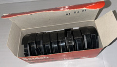 VTG Lot 10 Rolls Scotch 3M 760 Labeling Tape 1/4″ X 144″ Black Made in UK